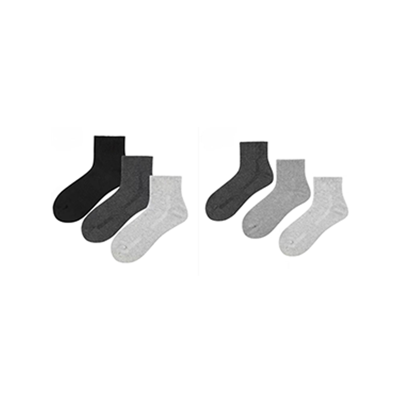 Mixed Basic Color High Elastic Men's Athletic Ankle Socks
