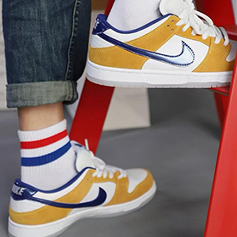 Double Stripe Contrast Color Four Seasons Men's Athletic Socks