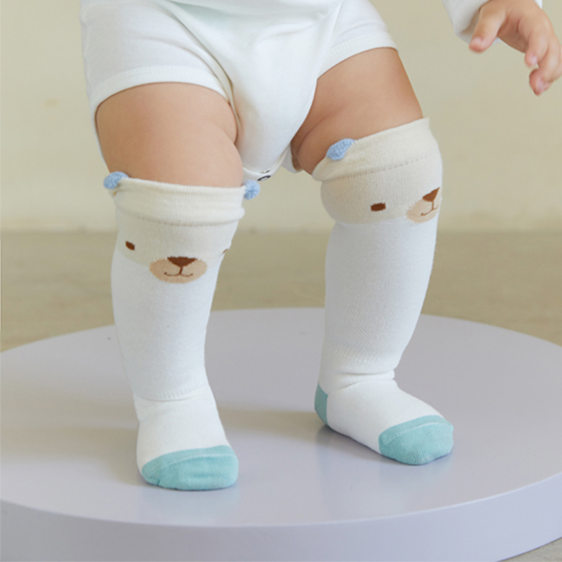 Animal Print Non-Constrictive Baby Classic Socks