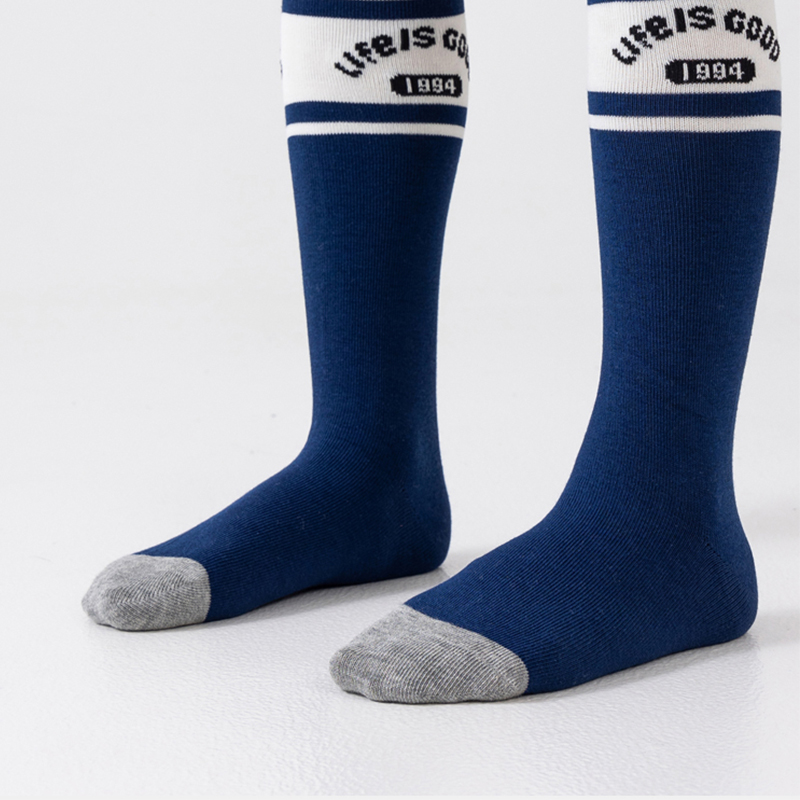 Youth Colorblock Half-Crew Athletic Socks